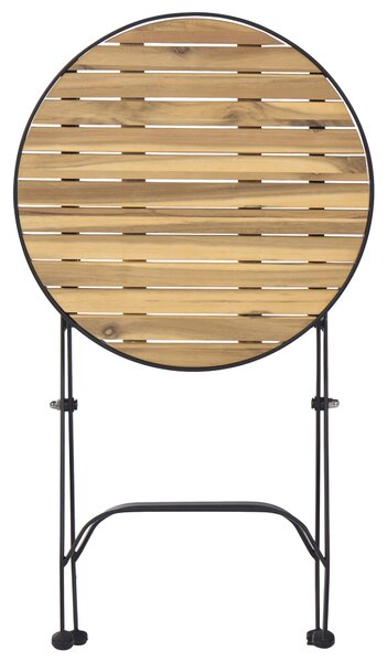 Kerti kisasztal LASCARI 45 cm 45 cm Akácfa Világosbarna