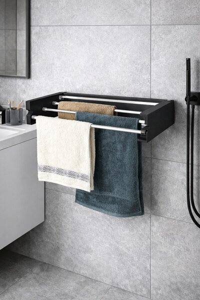 Falra szerelhető szárító 75 cm összecsukható