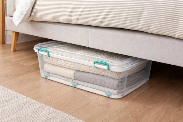 Poly Time Multi box doboz 50 L átlátszó 41x63x32 cm