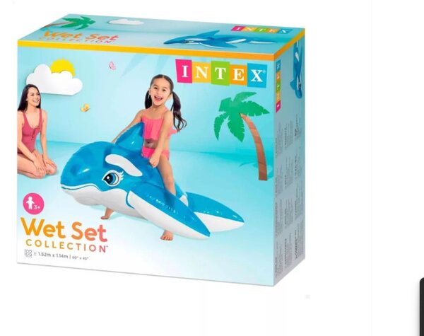 Intex matrac kardszárnyú delfin 152x114 cm