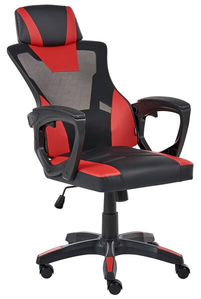 Irodai szék IGNIS Műbőr Piros