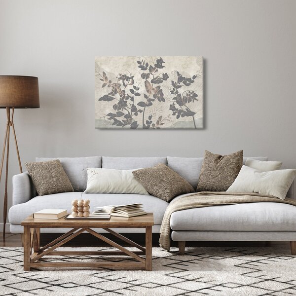 Kép - texturált levelek (90x60 cm)