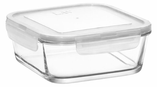 Üveg patentzáras edény 0,72 L 14,2x14,2 cm