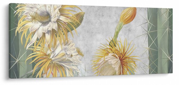 Kép - virágzó kaktuszok (120x50 cm)