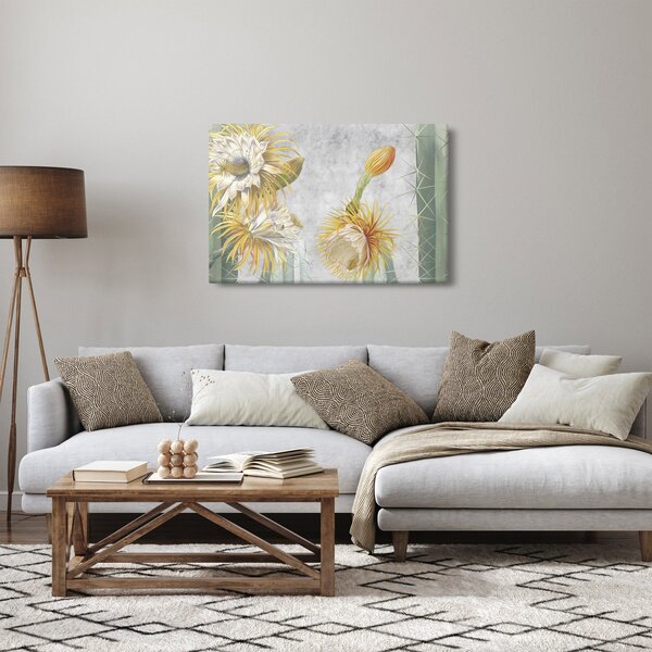 Kép - virágzó kaktuszok (90x60 cm)
