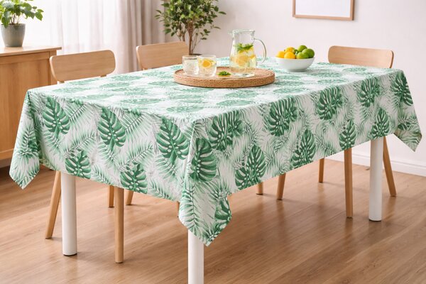 FLAN Asztalterítő 130x180 cm levél mintával