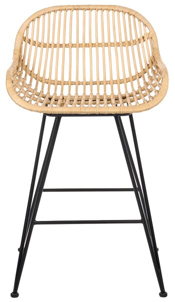Bárszék kétdarabos szettben TERRELL Rattan Természetes