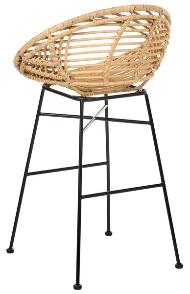 Bárszék kétdarabos szettben WINDOM Rattan Természetes