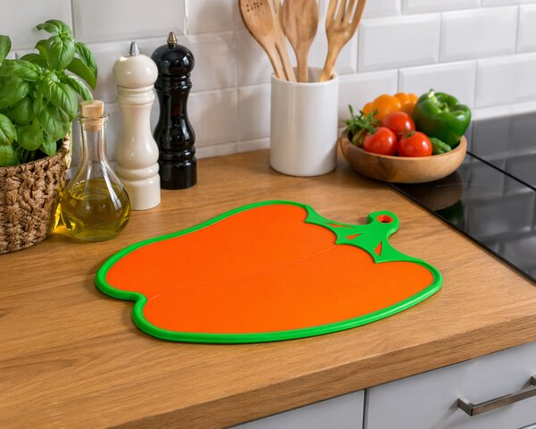 HOBBY LIFE Vágódeszka paprika alakú 26x34,5x0,8 cm
