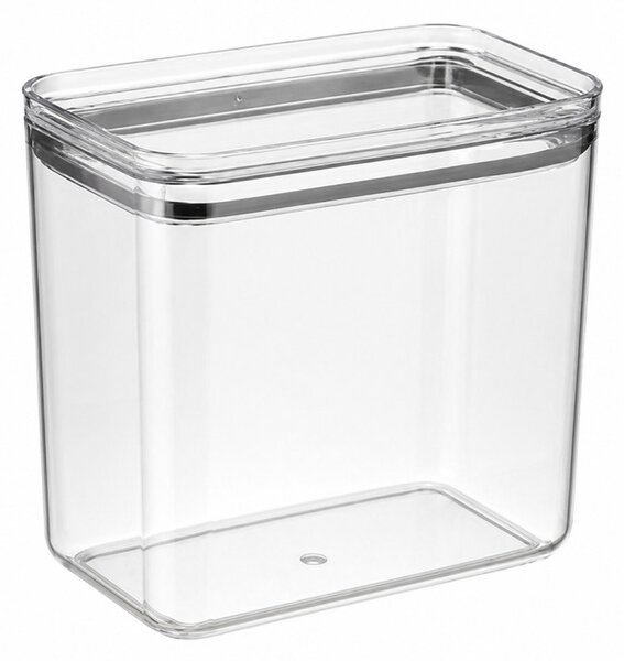 DÜNYA Chef Food Box szögletes műanyag fűszertartó aromazáró fedővel 2,1 L 105 x 16x 16,5 cm