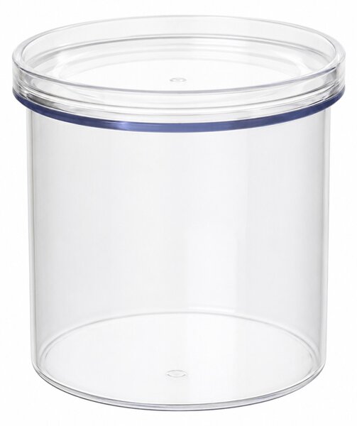 Fűszertartó vákumzáras átlátszó kerek 0,6 L 11x11x9,8 cm
