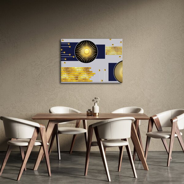 Kép - arany körök (70x50 cm)