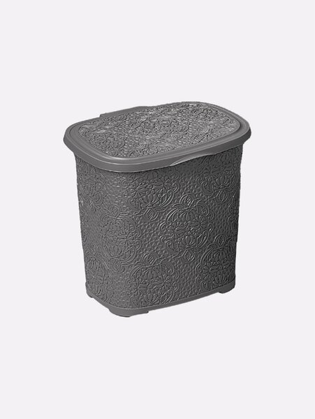 TÁROLÓDOBOZ MOSÓSZERHEZ MŰA. 6L 4 SZÍN "LACE" 23,5*24*20,5CM