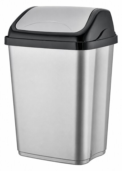 HOBBY LIFE VITTORIO Billenőtetős szemetes 35 L 30,7x38,5x56,3 cm szürke