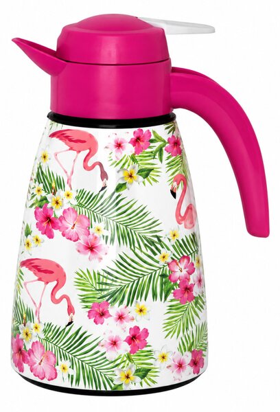 Termosz kiöntő 1,2 L rózsaszín flamingós