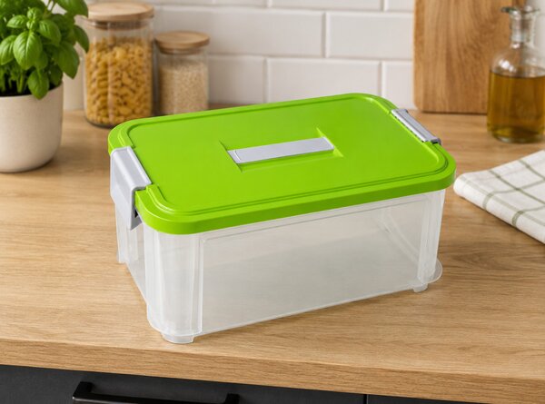 CURVER Box tároló doboz 9,4 L 17,50x37x22 cm zöld tetővel