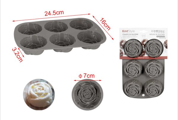 SÜTŐFORMA SZILIKON 21,5*10,4*1,5CM