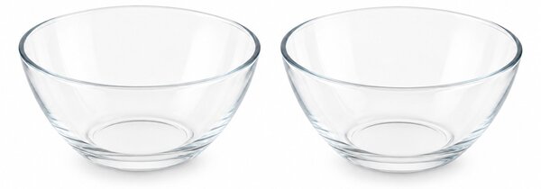 Üveg tál 0,95 L 2 darab 17x8,5 cm