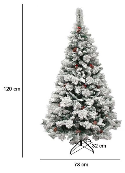 Havas műfenyő - több típusban-120 cm-es