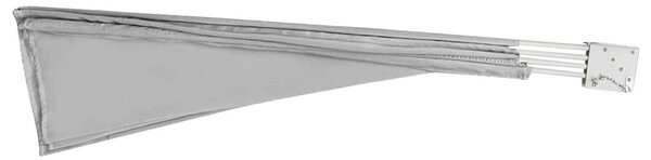 Legyező árnyékoló erkélyre, 140 cm, 2 színben-szürke