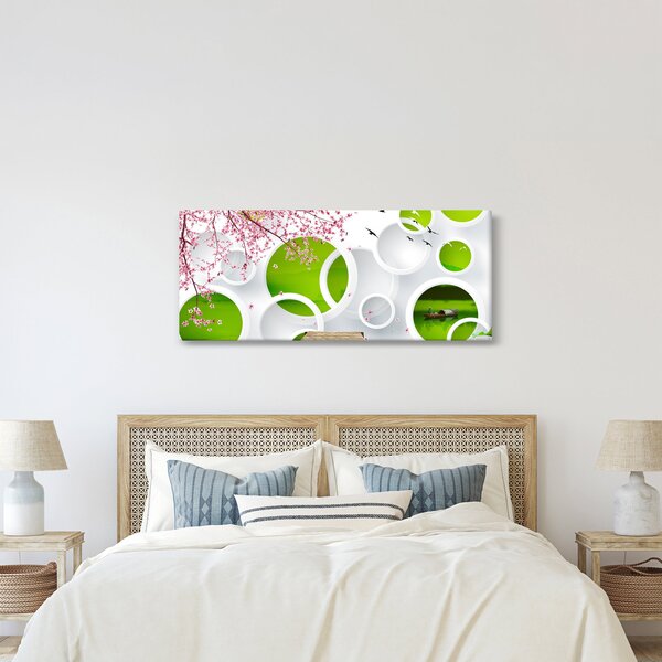 Kép - móló a tó felett (120x50 cm)
