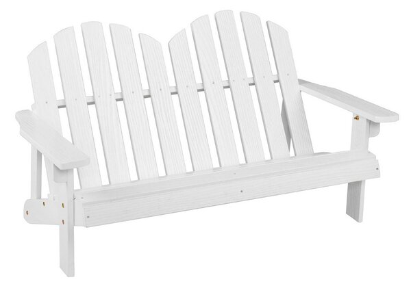 2 személyes adirondack szék gyerekeknek, fehér