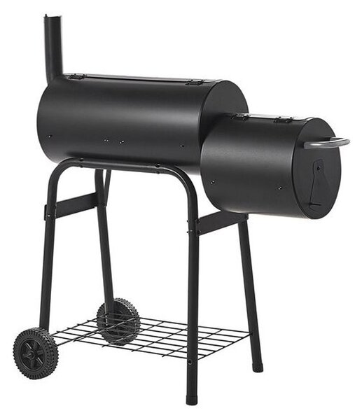 2in1 faszenes BBQ grill és smoker