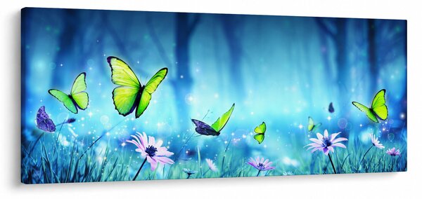 Kép - Misztikus erdei tisztás (120x50 cm)