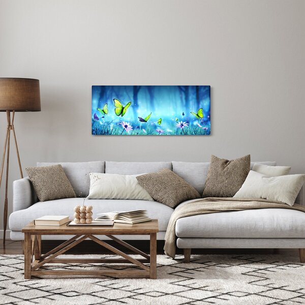 Kép - Misztikus erdei tisztás (120x50 cm)