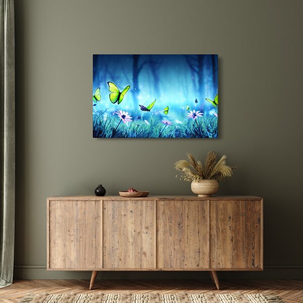 Kép - Misztikus erdei tisztás (90x60 cm)