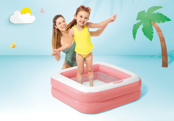 Felfújható gyerekmedence 57100 Világos rózsaszín - INTEX