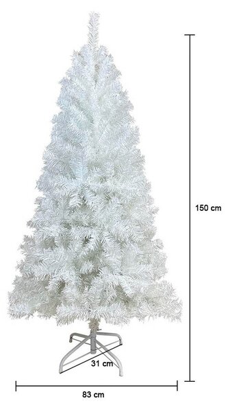Fehér műfenyő - több méretben-150 cm-es