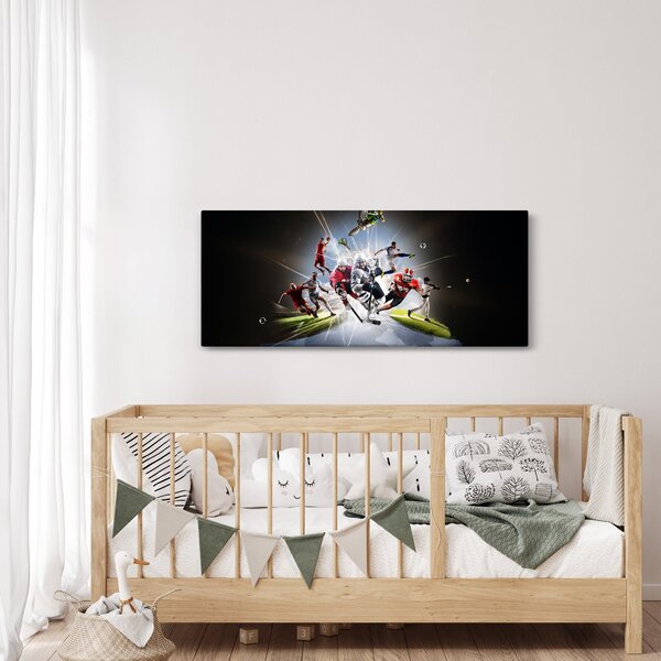 Kép - Sportolók (120x50 cm)