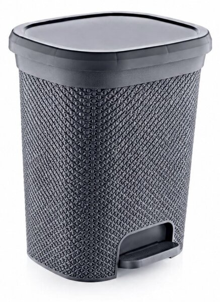 Hobby Life Diamond Szemetes műanyag 15 L betéttel 25,8x31,3x37,3 cm szürke