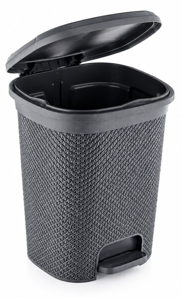 Hobby Life Diamond Szemetes műanyag 15 L betéttel 25,8x31,3x37,3 cm szürke