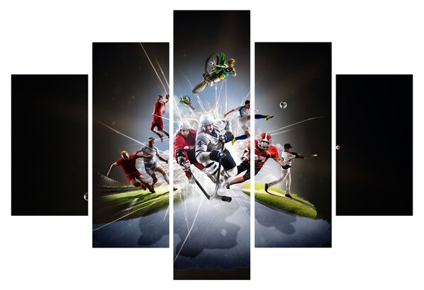 Kép - Sportolók (150x105 cm)