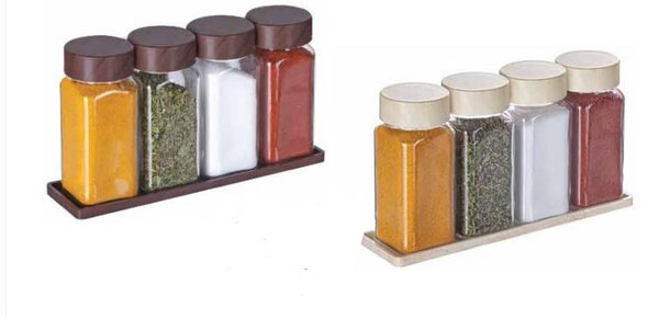 Fűszertartó szett 4db tartóval 140ml S-724