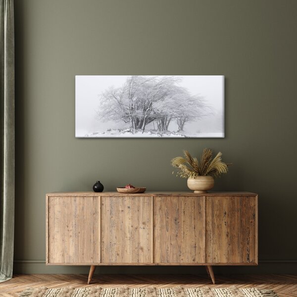 Kép - fehér tél (120x50 cm)
