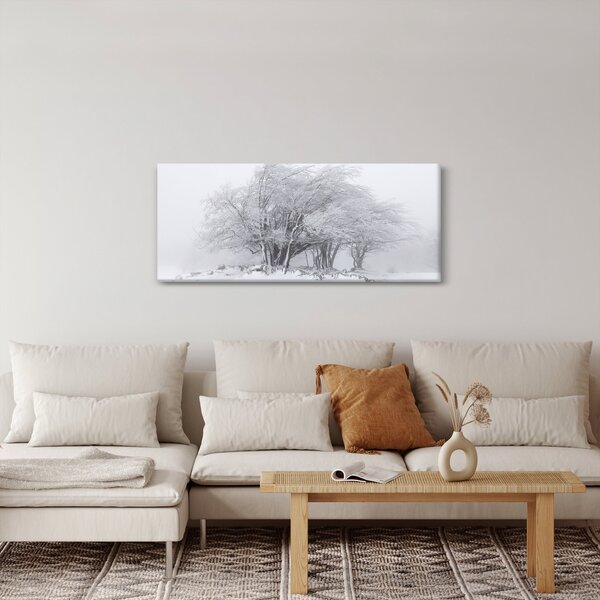 Kép - fehér tél (120x50 cm)