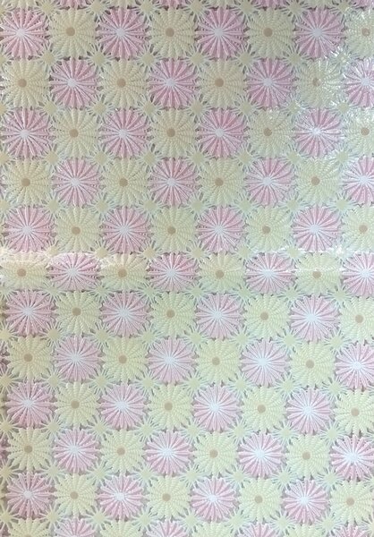 Asztalterítő nylon virágmintás Happy Home 140x100cm RS-1453
