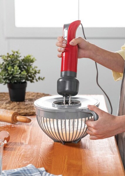 Keverőtál fröccsenésgátló tetővel 3L BNM-0971