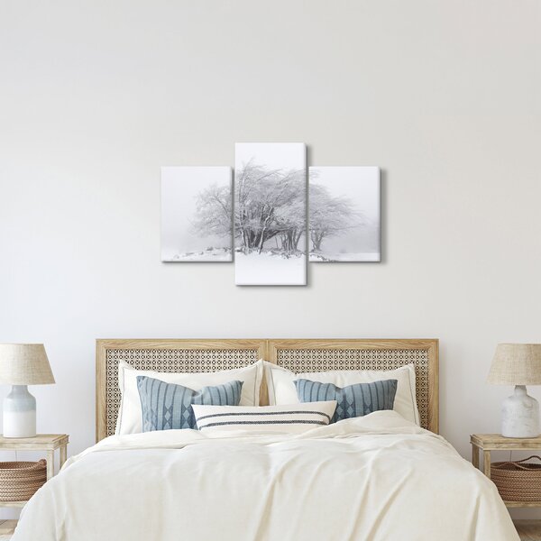 Kép - fehér tél (90x60 cm)