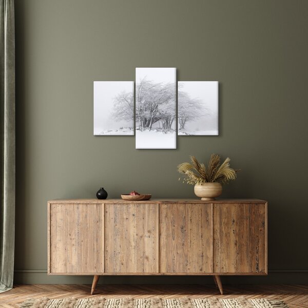 Kép - fehér tél (90x60 cm)