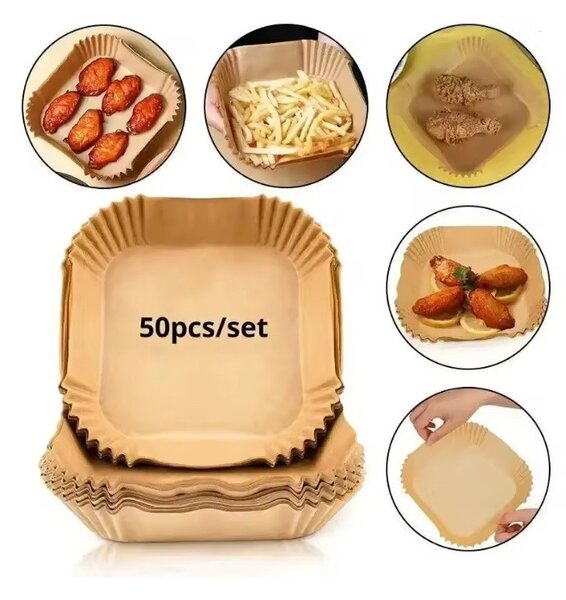 Air Fryer papír 50db 16x16cm