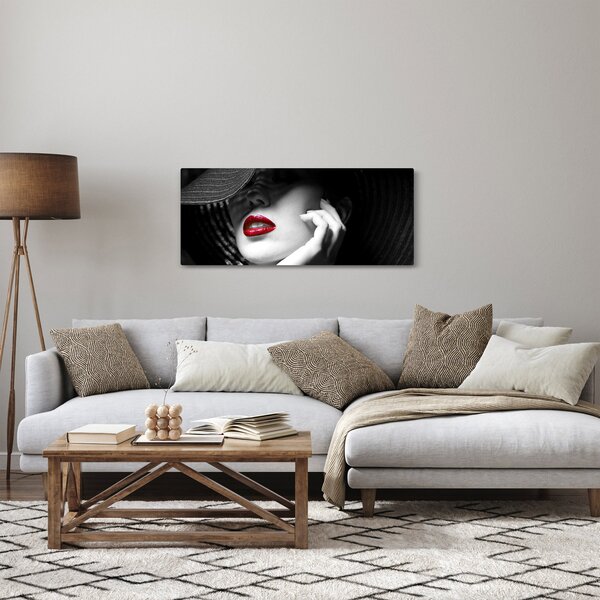 Kép - Nő kalappal (120x50 cm)