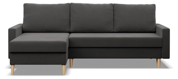 ETNA sarok kihúzható ülőgarnitúra - 2-es modell Bal Szürke