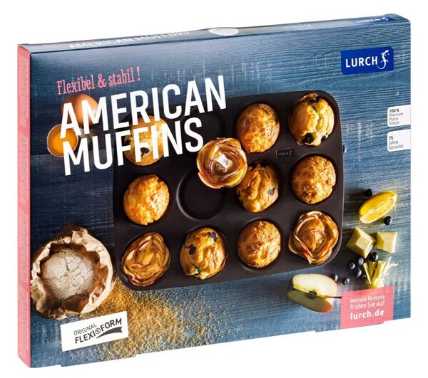 Szilikon sütőforma muffin 12db 37002