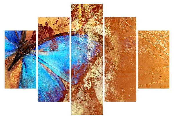 Kép - Kék pillangó (150x105 cm)