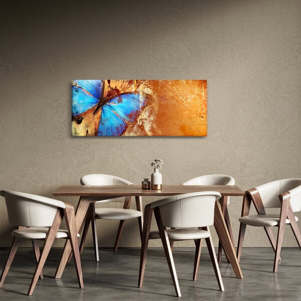 Kép - Kék pillangó (120x50 cm)
