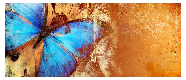 Kép - Kék pillangó (120x50 cm)
